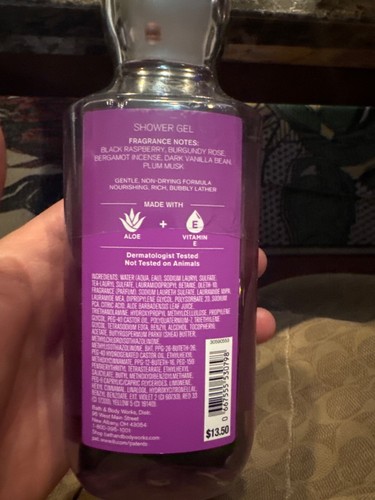 Bath & Body Works Dark Kiss Shower Gel 10 Oz each Set Of 3 - Picture 3 of 3