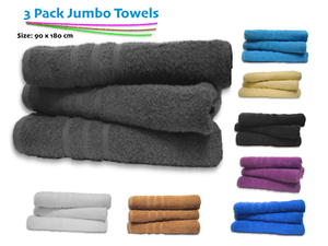 3X Super Jumbo Bath Sheets Towel Extra Large Size Pure ...