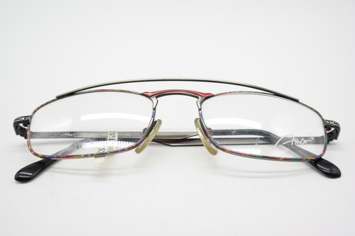 Vintage Glasses Amor 742 Multicolored Silver Oval Frame Eyeglasses - Picture 6 of 6