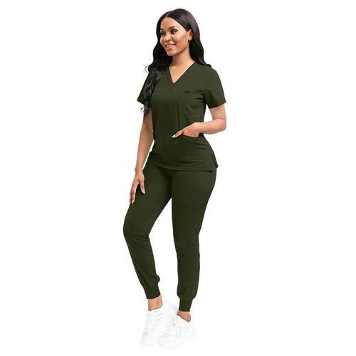 Set Scrub Abbigliamento Chirurgico Ospedale Uniformi Mediche Medico Infermiere Accessori - Foto 22 di 26