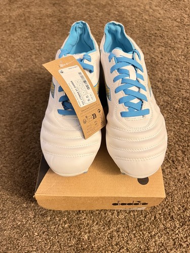DIADORA WOMENS BRASIL ELITE GR LT LP12 SOCCER CLEATS SIZE 5.5 NEW $105 - Picture 2 of 6