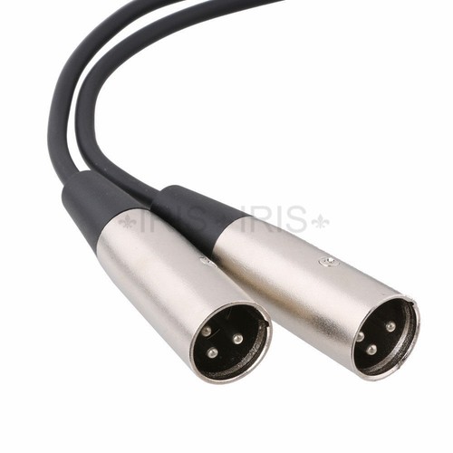 Cannon XLR Y-Cable Splitter 1 Female to Dual Male 12 inch - Picture 2 of 4