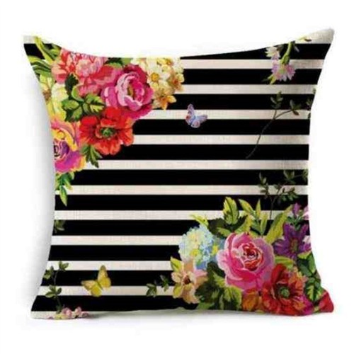 18" Funny Art Words Cotton Linen Pillow Case Sofa Throw Cushion Cover Home Decor - Picture 165 of 222