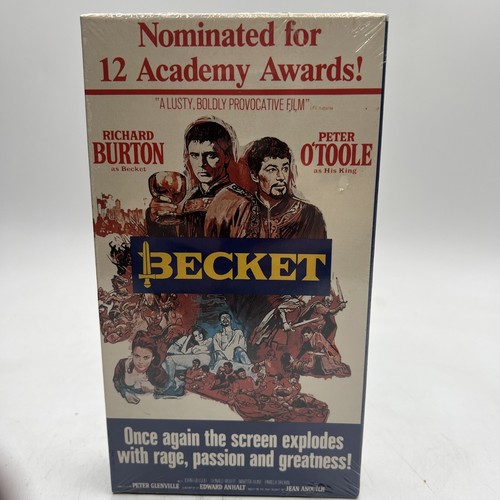 New Sealed Becket  (Letterboxed Ed.) [VHS] Richard Burton, Peter O'Toole, - Picture 1 of 4