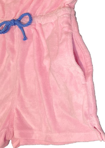 Polo Ralph Lauren Pink Sleeveless Ruffled Terry Romper Cover Up Girls 8-10 NEW - Picture 5 of 7