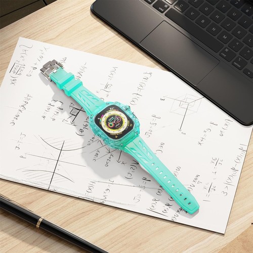 Cubierta protectora transparente parachoques con correa para Apple Watch Ultra 2/1 49 mm - Imagen 20 de 45