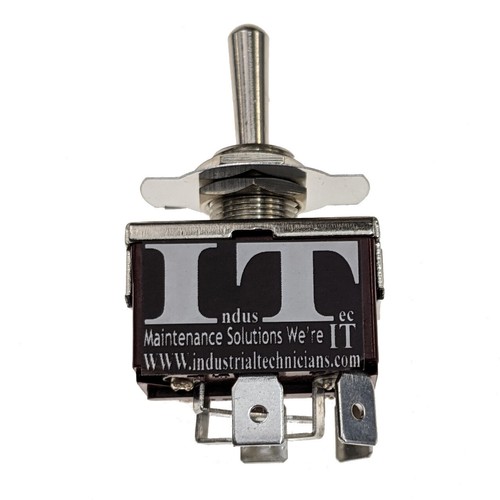 IndusTec 20 A Motor Polarity - Reversing Momentary Toggle Switch W Jumpers 3 pos - Picture 1 of 9