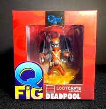 Deadpool Brand New Loot Crate Exclusive Marvel Q-Fig Vinyl Figure QMX New in Box