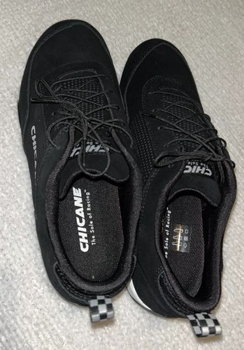 Nuevo Chicane 9.5 Negro Speedster Zapatos de Carreras Rendimiento Tenis de Conducción - Imagen 12 de 18