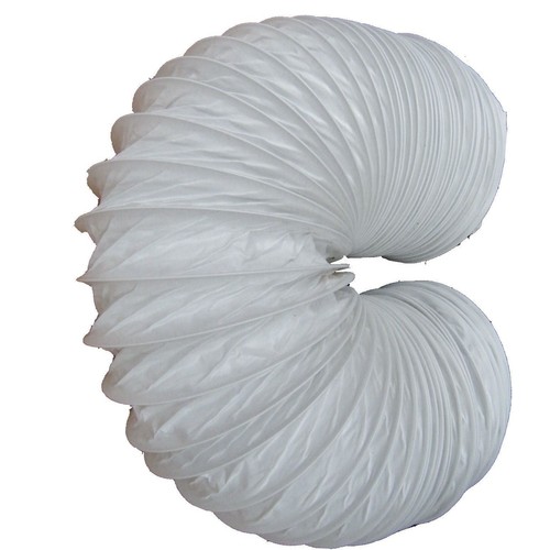 125mm x 15 m metre 5" PVC Flexible Ducting / Flexi hose duct, extractor fan - Foto 8 di 10