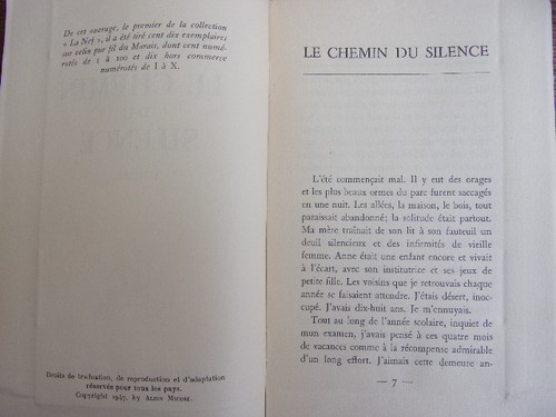 Envoi Autographe + LAS. Charles Mauban LE CHEMIN DU SILENCE 1947 - Bild 7 von 8