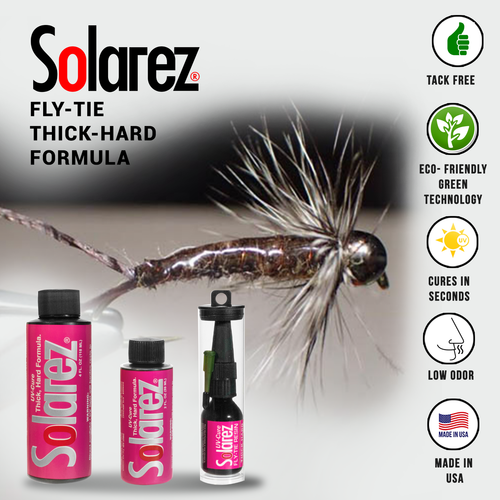 SOLAREZ UV Cure Fly Tie Resin Thick Hard Formula 2 OZ Low Odor, Cures in Seconds - Picture 2 of 4