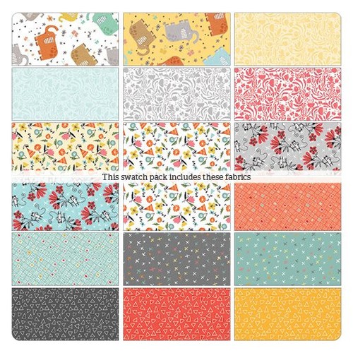 Benartex Terry Runyan Elephant Joy Layer Cake 10" Squares ~ 100% Cotton Fabric - Picture 3 of 20