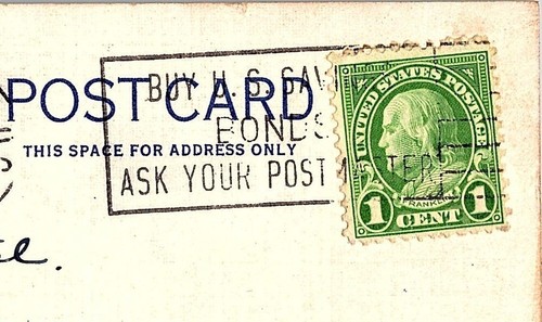 Washington DC Lino Postal Unión Panamericana Fuente Azteca De Colección 1935 - Imagen 6 de 8