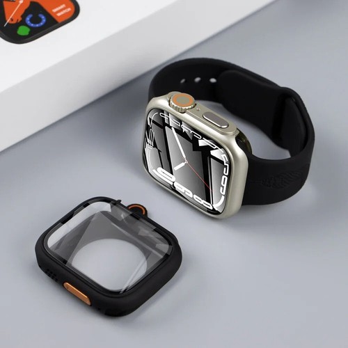 Full Cover Case Displayschutzfolie für Apple Watch Series 10 9 8 7 6 5 SE 45/46mm - Bild 9 von 22