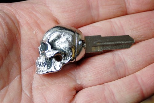 Demon Skull Key,Metal Skull Head Key Cover,Universal Modified Key Cover - Bild 7 von 11