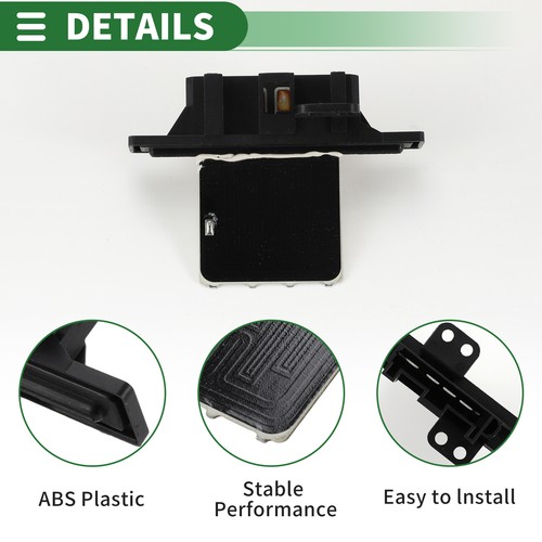 Résistance moteur HVAC pour Nissan Altima 1993-1997 No.2715062J60 Noir - Picture 4 of 6