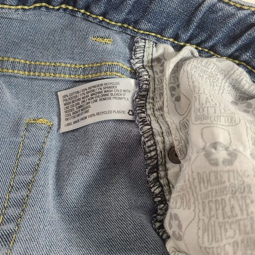 Cat & Jack Blue Jean Shorts Mid Rise Stretch Girls 14 16 XL - Picture 16 of 17