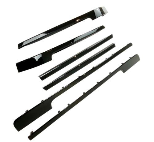 Range Rover Black Door Moulding Trim 6 Piece Vogue Autobiography 2013-22 L405 - Picture 3 of 9