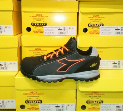 Scarpe antinfortunistica Geox Diadora GLOVE TECH LOW PRO S3 ESD nero orange fluo | eBay