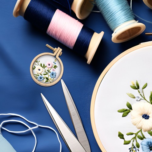 10 Sets Mini Embroidery Stretch Ring Tiny Cross Stitch Hoop Frame - Imagen 3 de 12