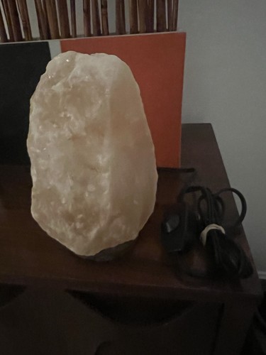 Salt Lamp, Himalayan Pink Salt Lamp, 8 LBS, 9 inch Height, Dimmer Switch - Picture 4 of 6