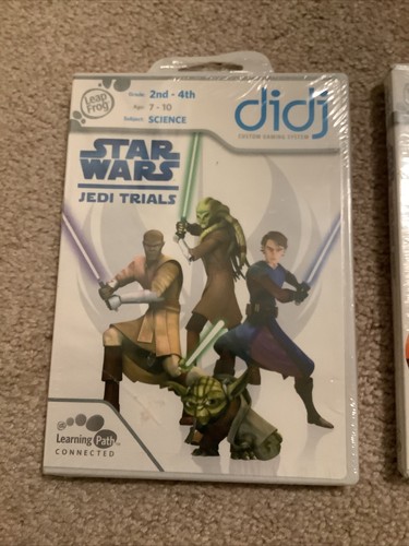 Star Wars Games Jedi Trials & The Clone Wars Leap Frog Didj - Picture 2 of 9