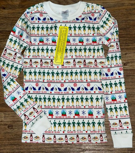Hanna Anderson Size 12 Long Sleeve Christmas ELF Movie Holiday Pajamas A2 - Picture 2 of 9