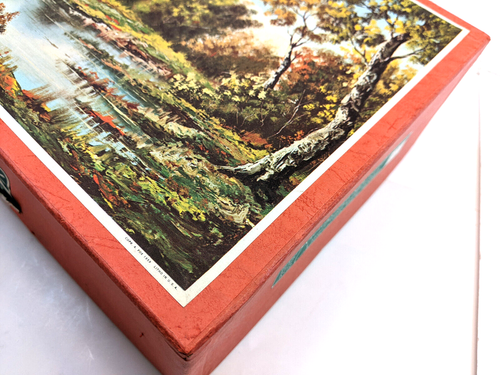VICTORY Hand Cut Wood Jig-Saw Puzzle A BACKWATER 4029 Vintage 28" X 22" ENGLAND - Picture 5 of 18