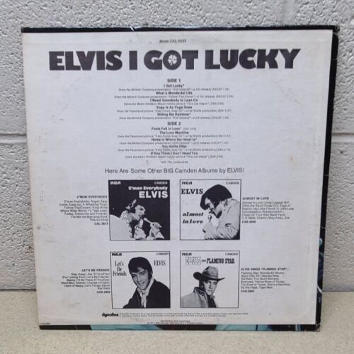 LP ELVIS PRESLEY - I GOT LUCKY Vinyl Record Album - Read Description - Picture 2 of 4