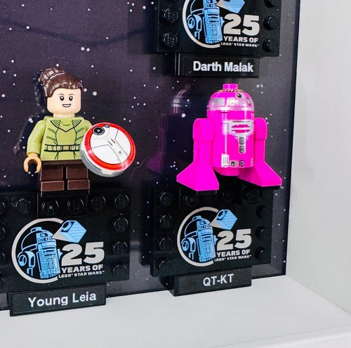 Display Frame case for Lego 25th Star Wars Anniversary 8 Minifigures 27cm - Picture 5 of 23