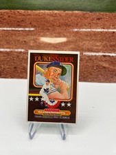 1984 Donruss Baseball Duke Snider Hall of Fame DK #648 HOF
