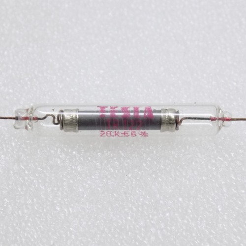 2x TESLA TR122 20K ohm 5%  Vacuum Glass Resistors  - Picture 1 of 3