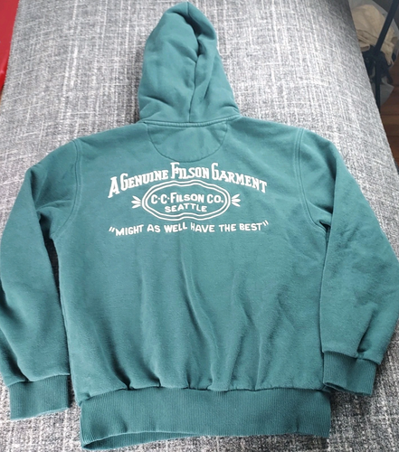 Sudadera con Capucha CC Filson Verde Prospector Bordada Unisex Adulto Pequeña Exterior - Imagen 11 de 12