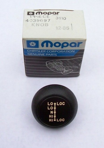 1974 75 1976 1977 1978 1979 Dodge Truck Ramcharger M880 NOS MoPar 4WD SHIFT KNOB