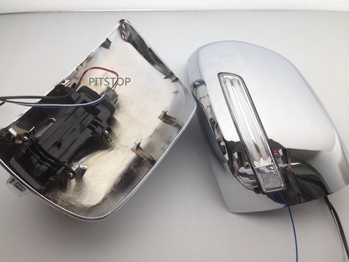 Toyota Land Cruiser PRADO 2012-14 Chrome mirror cover LED turn signal lights-W - Picture 7 of 7