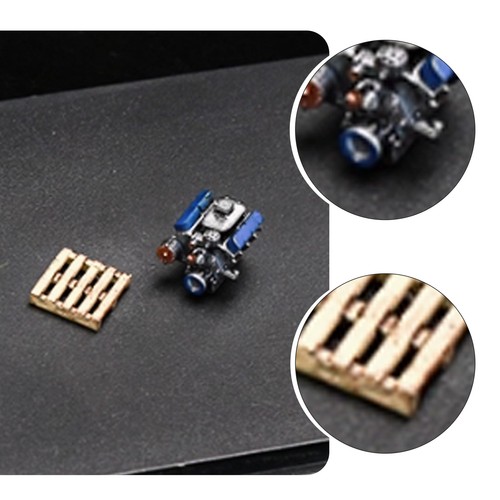 Diorama 1:64 Motor Modell Set Garage Werkstatt Reparatur Requisiten Szene Display Modelh2 - Bild 4 von 20