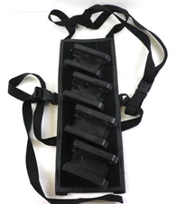 Black Tactical Chest Mount Shotshell Holder Holds up to 16 Rounds