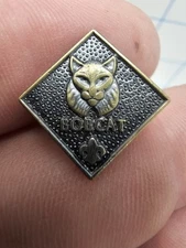 VTG Lapel Pinback Hat Pin Copper Tone BSA Bobcat Pin Boy Scouts Of America 