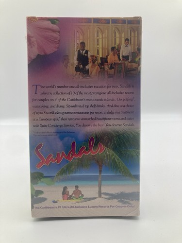 1990s Sandals Resort VHS Carribean Vacation Travel Promo Video Brand New Sealed - Picture 5 of 5