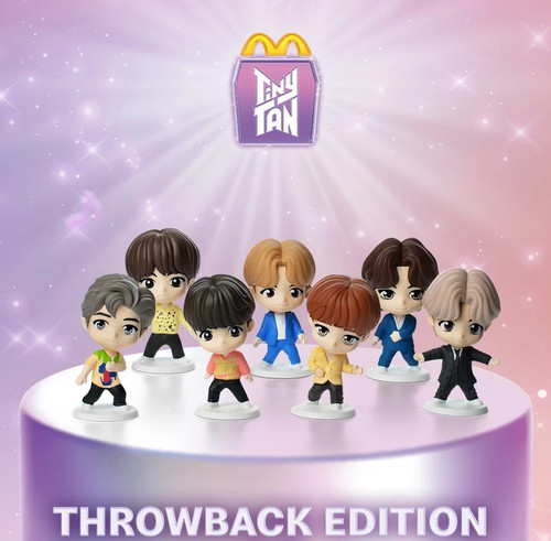 McDonalds Tinytan x BTS 2025 Happy Meal Spielzeug Set