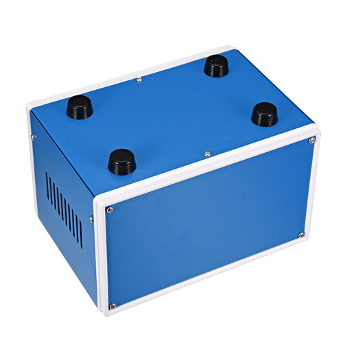Projekt-Abzweigdose Metall blau Gehäuse 180 x 130 x 110 mm - Bild 3 von 4