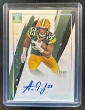2021 Impeccable Aaron Jones Impressions Auto #10/49 Packers