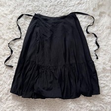 Tricot Comme Des Garcons Ad1998 Long Wrap Skirt Black M