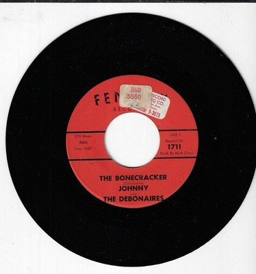 JOHNNY & THE DEBONAIRES THE BONECRACKER/JAY HAWK USED 45RPM