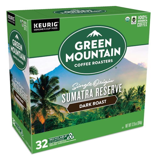 Sumatra Reserve Kaffee, Keurig Single-Serve K-Cup Pods, Dark Roast, 32 Stück - Bild 10 von 12