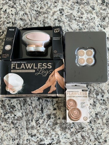 Finishing Touch Flawless Legs Rasierer & Ersatzköpfe - NEU