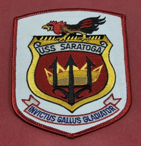 CV-3 USS Saratoga Patch Aircraft Carrier USN United States Navy "Sister Sara"