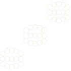 3 Count Ringe Zum Basteln Metall Metallringe Bastein -Reifen Craft -Reifenringe