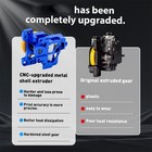 Industrial Grade Extruder Set Automation Metal Housing Steel Gear Complex Prints